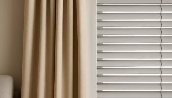 Compare cortinas e persianas em estética, luz, conforto e manutenção para descobrir qual solução combina com seu ambiente: clássico x moderno.